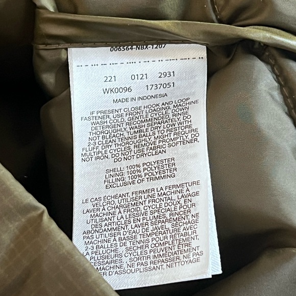 Columbia Women's Karis Gale Stone Green Long Hooded Jacket Size M - Picture 5 of 8